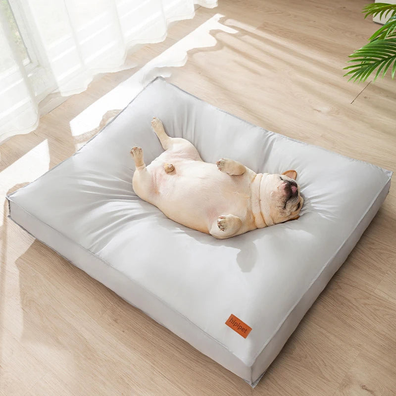 HKM-7821117 Memory Foam Waterproof Pet Bed Mat for Small to Large Dogs and Cats, Removable and Washable with Non-Slip Bottom