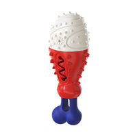 HKM-7821885 Turkey Leg Shaped Dog Toothbrush and Molar Chew Toy for Healthy Teeth