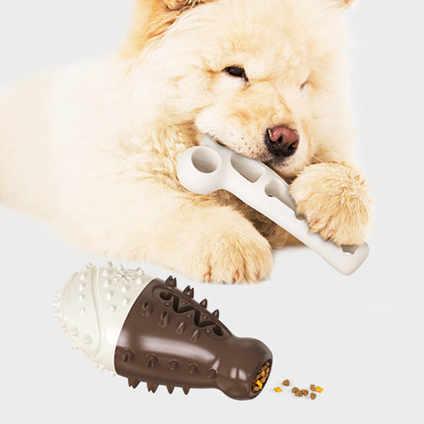 HKM-7821885 Turkey Leg Shaped Dog Toothbrush and Molar Chew Toy for Healthy Teeth
