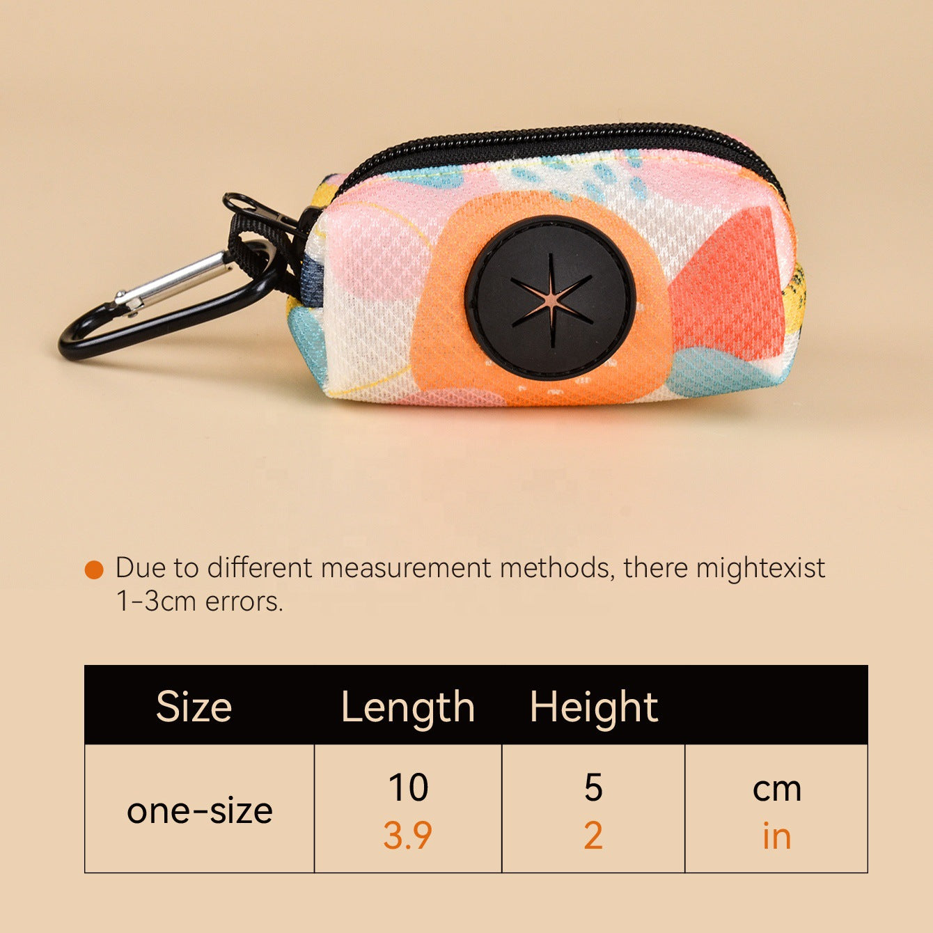 HKM-7823293 Pet Travel Dog Waste Dispenser with Storage in Daisy and Leopard Print