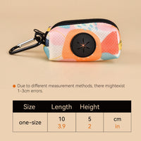 HKM-7823293 Pet Travel Dog Waste Dispenser with Storage in Daisy and Leopard Print
