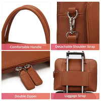 HKM-782483 Stylish Large Capacity Laptop Briefcase for Work and Travel - Fits Up to 15.6-Inch Laptops