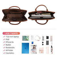 HKM-782483 Stylish Large Capacity Laptop Briefcase for Work and Travel - Fits Up to 15.6-Inch Laptops