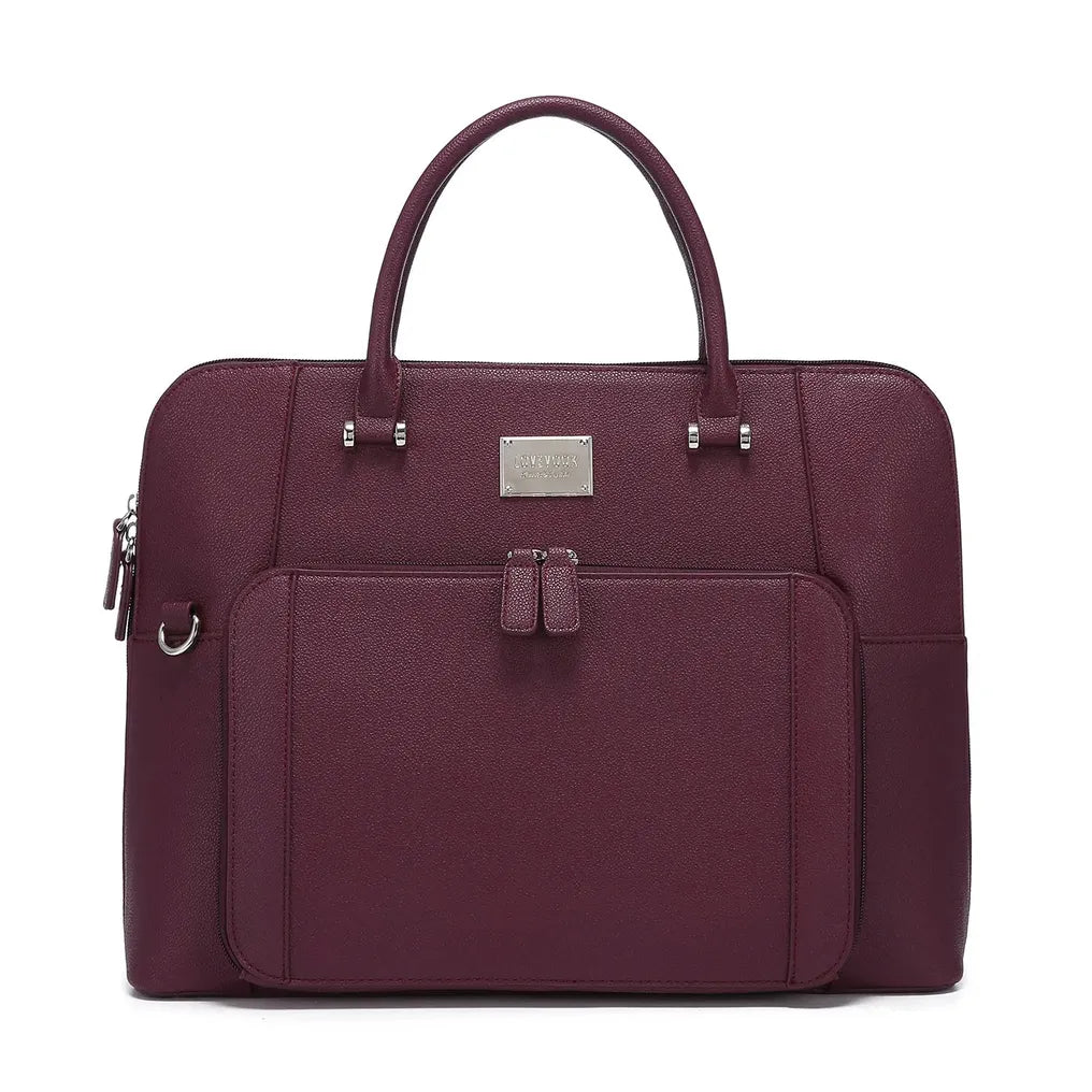 HKM-782483 Stylish Large Capacity Laptop Briefcase for Work and Travel - Fits Up to 15.6-Inch Laptops