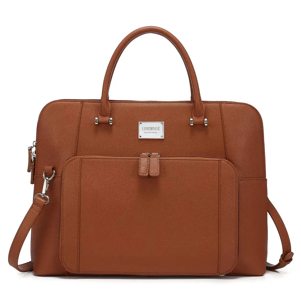 HKM-782483 Stylish Large Capacity Laptop Briefcase for Work and Travel - Fits Up to 15.6-Inch Laptops