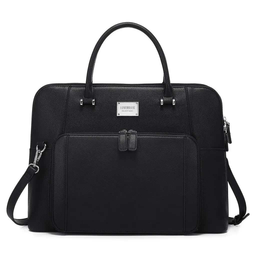 HKM-782483 Stylish Large Capacity Laptop Briefcase for Work and Travel - Fits Up to 15.6-Inch Laptops