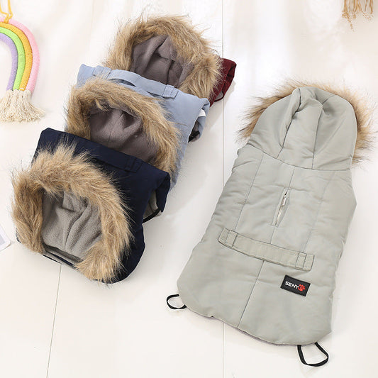 HKM-7825469 Cozy Cotton-Padded Casual Wear for Small Dogs in Autumn/Winter
