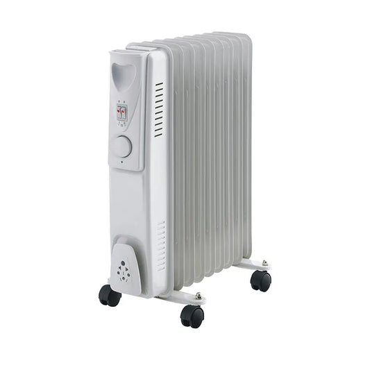 HKM-782547 2000W Touch Screen Electric Oil-Filled Radiator Heater with Adjustable Thermostat and 11 Fins