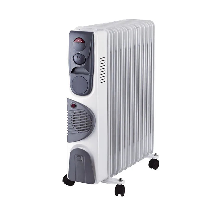 HKM-782547 2000W Touch Screen Electric Oil-Filled Radiator Heater with Adjustable Thermostat and 11 Fins
