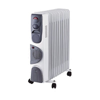 HKM-782547 2000W Touch Screen Electric Oil-Filled Radiator Heater with Adjustable Thermostat and 11 Fins