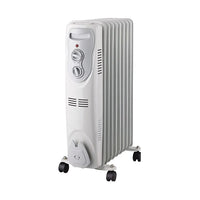 HKM-782547 2000W Touch Screen Electric Oil-Filled Radiator Heater with Adjustable Thermostat and 11 Fins
