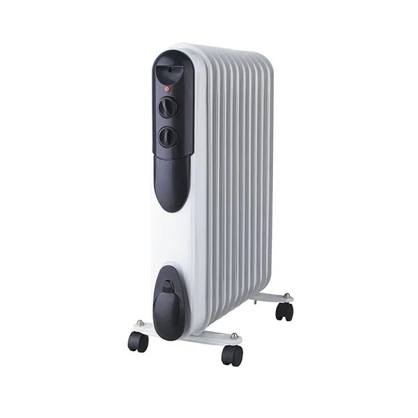 HKM-782547 2000W Touch Screen Electric Oil-Filled Radiator Heater with Adjustable Thermostat and 11 Fins