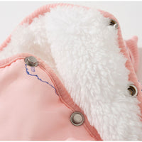 HKM-7825597 Cozy Bear Printed Cotton Jumpsuit for Small and Medium Dogs, Perfect for Autumn and Winter