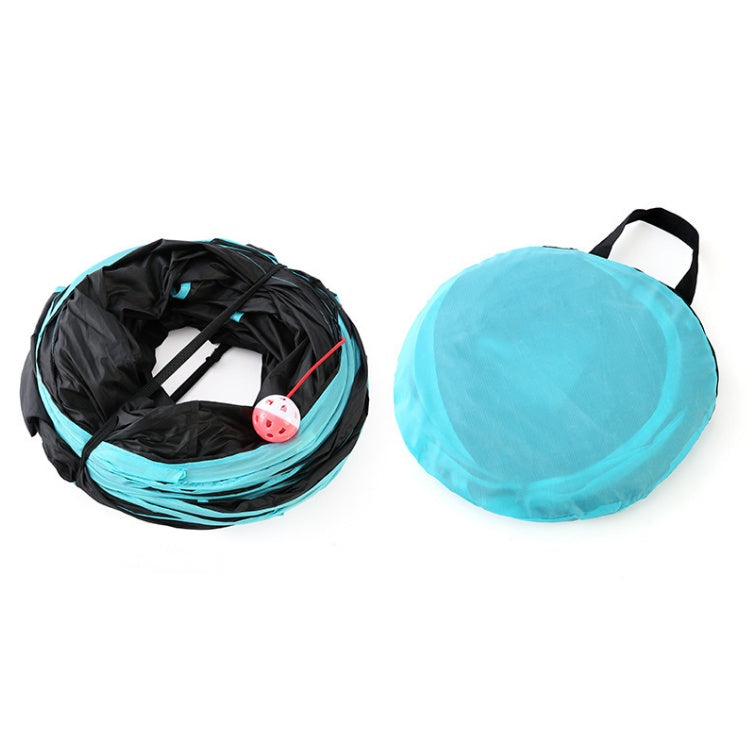 HKM-7825853 Collapsible Pet Tunnel S-Type Four-Way Cat Play Tent