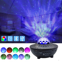 HKM-782611 Starry Sky Bluetooth Music Projector Light with Remote Control and USB Power Supply