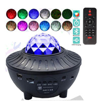 HKM-782611 Starry Sky Bluetooth Music Projector Light with Remote Control and USB Power Supply