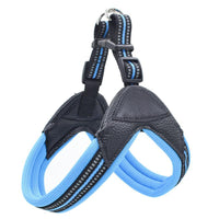 HKM-7826621 Breathable Herringbone Pet Chest Harness and Traction Rope Set, Reflective Design, Comfortable Fit for Dogs