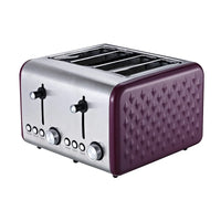 HKM-782675 Stainless Steel Electric Bread Toaster with Pop-up Function for Perfectly Toasted Sandwiches