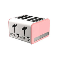 HKM-782675 Stainless Steel Electric Bread Toaster with Pop-up Function for Perfectly Toasted Sandwiches