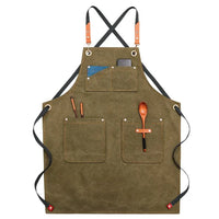 HKM-782803 Denim Apron for Coffee, Tea, and Baking with Customizable Logo Options