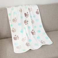 HKM-7828669 Cozy Flannel Pet Blanket for Dogs and Cats in Various Colors and Sizes