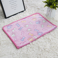 HKM-7828669 Cozy Flannel Pet Blanket for Dogs and Cats in Various Colors and Sizes