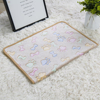 HKM-7828669 Cozy Flannel Pet Blanket for Dogs and Cats in Various Colors and Sizes