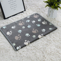HKM-7828669 Cozy Flannel Pet Blanket for Dogs and Cats in Various Colors and Sizes