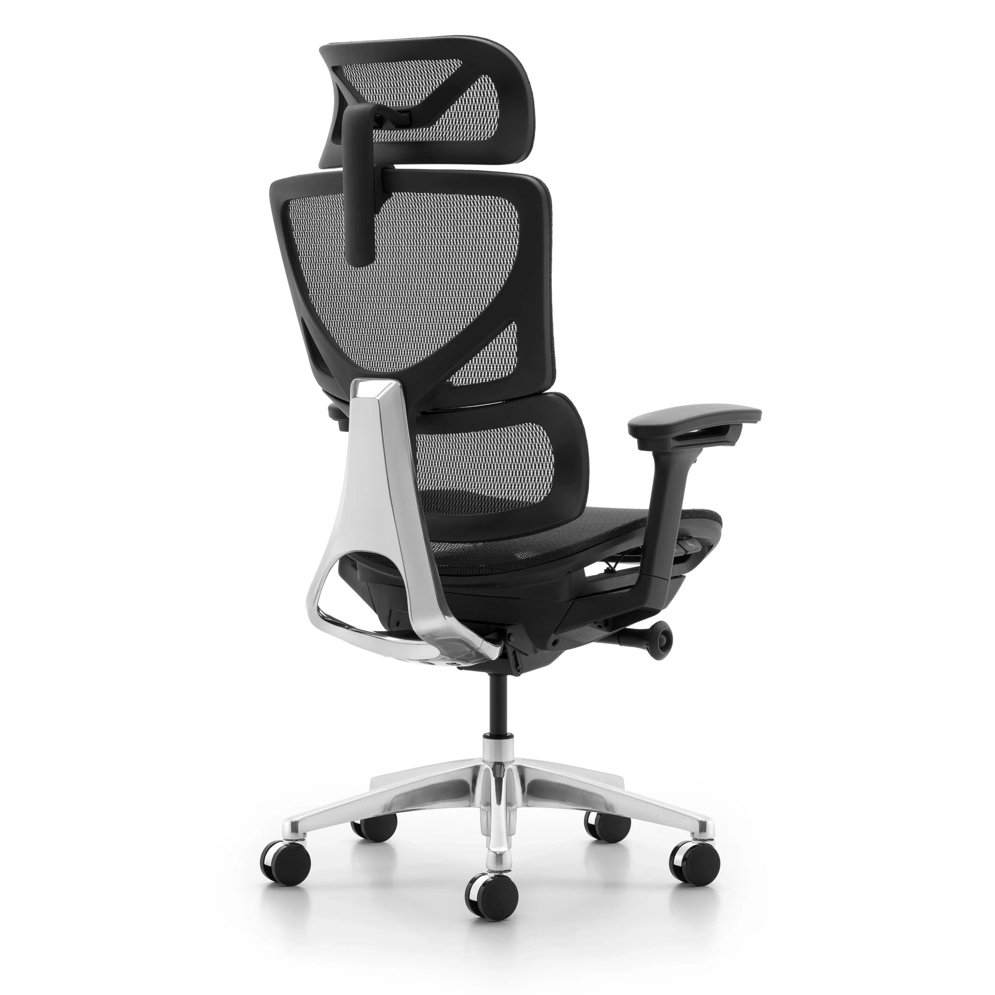 HKM-782867 Ergonomic High Back Executive Chair with Adjustable Armrests and Lumbar Support