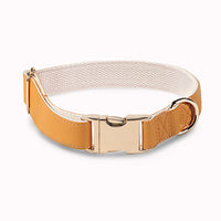HKM-7828797 High-Quality Monochrome Pet Collar with Metal Buckle in Various Colors and Sizes S, M, L
