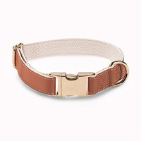HKM-7828797 High-Quality Monochrome Pet Collar with Metal Buckle in Various Colors and Sizes S, M, L