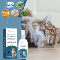 HKM-7830077 Indoor Cat Drive Spray - Pet Insect Repellent with Rosemary, Citrus, Garlic, and Mint Extracts - 100ml