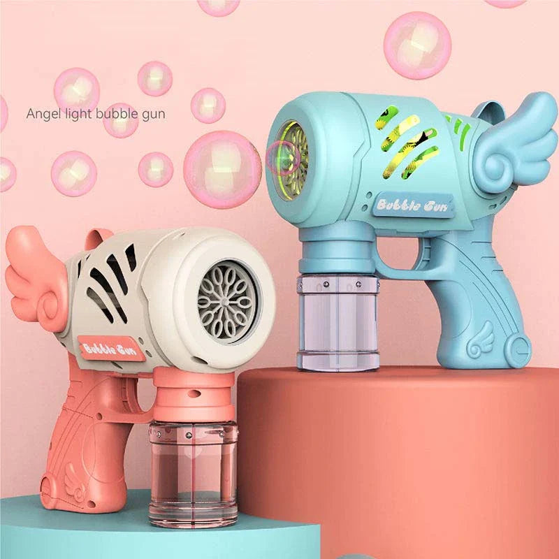 HKM-783187 Automatic 10-Hole Bubble Blower Toy for Kids – Fun Outdoor Bubble Play