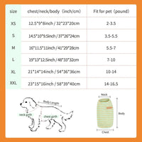 HKM-7832381 Spring Summer Dog Cooling Vest Cotton T-Shirt for Small and Medium Breeds