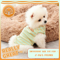 HKM-7832381 Spring Summer Dog Cooling Vest Cotton T-Shirt for Small and Medium Breeds