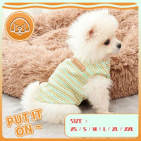 HKM-7832381 Spring Summer Dog Cooling Vest Cotton T-Shirt for Small and Medium Breeds