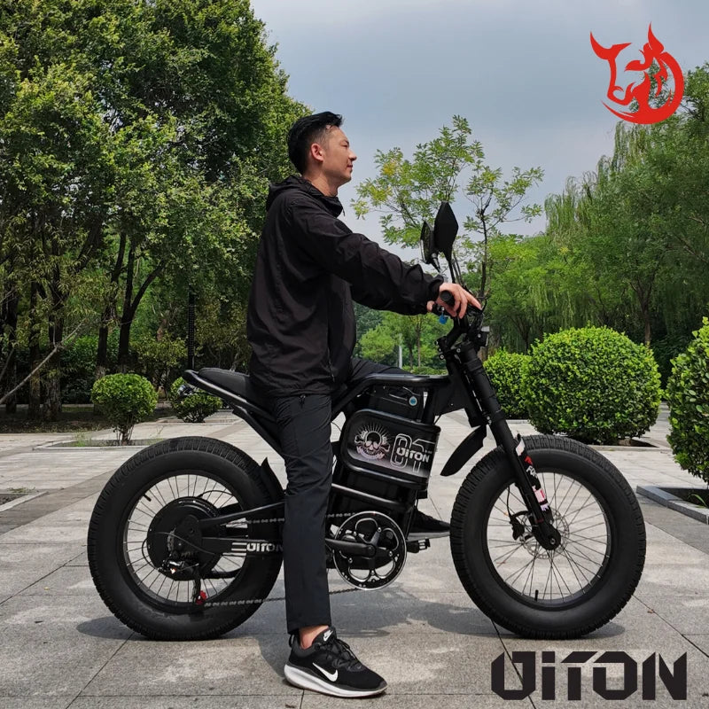 HKM-783251 Full Suspension 3000W Electric Bike, 60V 25Ah, 70km/h Max Speed, 20-Inch Wheels, Dual Hydraulic Disc Brakes
