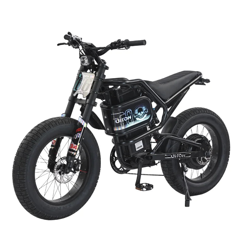 HKM-783251 Full Suspension 3000W Electric Bike, 60V 25Ah, 70km/h Max Speed, 20-Inch Wheels, Dual Hydraulic Disc Brakes