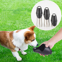 HKM-7832637 Portable Stainless Steel Pet Drinking Bottle for Cats and Dogs, Keeps Water Cool for 6-12 Hours, Available in 350/600/750ml