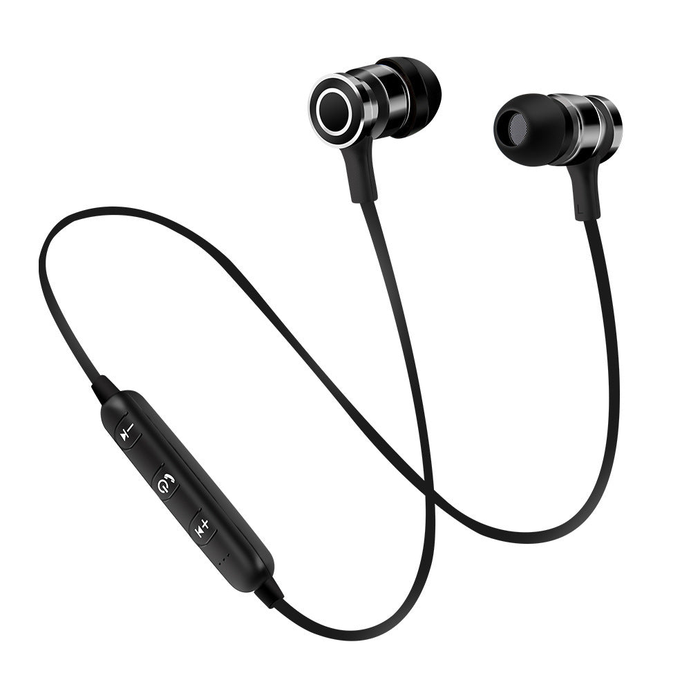 HKM-783315 Binaural Stereo Bluetooth Headset with Dual Phone Support and Voice Prompt - Red/Black