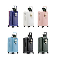 HKM-783315 Unisex Hard Suitcase Luggage with Cup Holder and 3 Handles