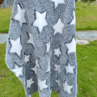 HKM-7833405 Cozy Coral Fleece Cat Kennel Blanket in Various Adorable Designs and Sizes