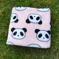 HKM-7833405 Cozy Coral Fleece Cat Kennel Blanket in Various Adorable Designs and Sizes