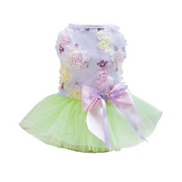 HKM-7834173 Spring-Summer Dog Tutu Dress in Cotton and Lace, Perfect for Your Princess Pup