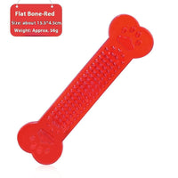HKM-7835197 Transparent PVC Flat Bone Dog Toy - Flexible, Non-Toxic, Bite-Resistant Design for Small to Large Dogs