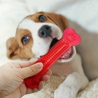 HKM-7835197 Transparent PVC Flat Bone Dog Toy - Flexible, Non-Toxic, Bite-Resistant Design for Small to Large Dogs