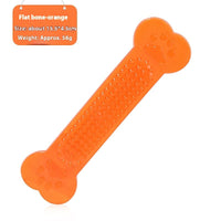 HKM-7835197 Transparent PVC Flat Bone Dog Toy - Flexible, Non-Toxic, Bite-Resistant Design for Small to Large Dogs