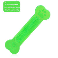HKM-7835197 Transparent PVC Flat Bone Dog Toy - Flexible, Non-Toxic, Bite-Resistant Design for Small to Large Dogs