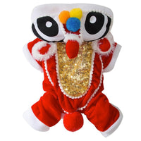 HKM-7836989 Festive Cat Outfit for Spring Festival Celebrations – Chinese New Year Clothing for Small to Medium Pets