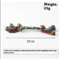 HKM-7837373 Durable Cotton Rope Dog Toy for Puppies - Bite-Resistant and Great for Chewing